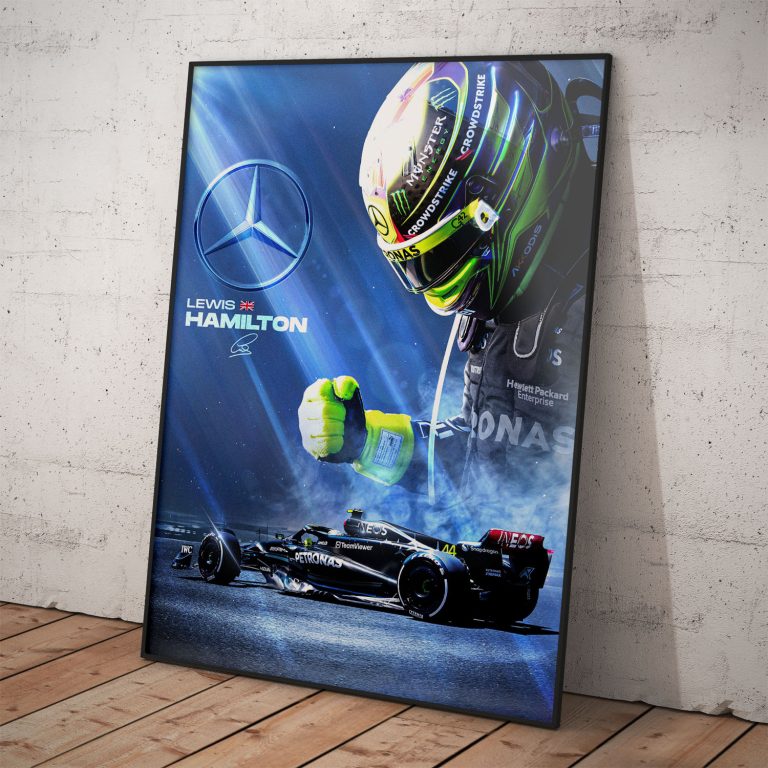 Plagát Lewis Hamilton - Športový poster Formula 1.