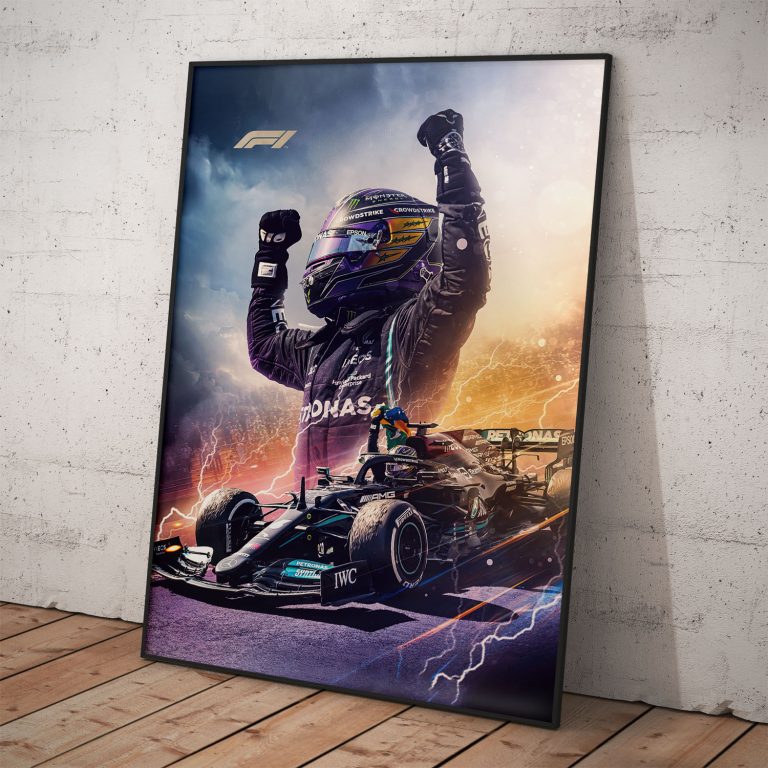 Plagát Lewis Hamilton - Športový poster Formula 1.