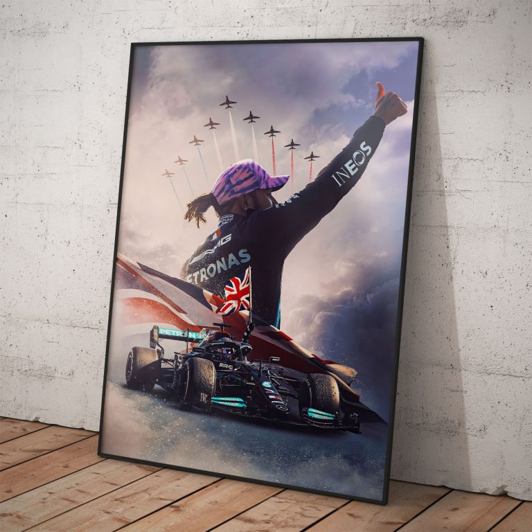 Plagát Lewis Hamilton - Športový poster Formula 1.