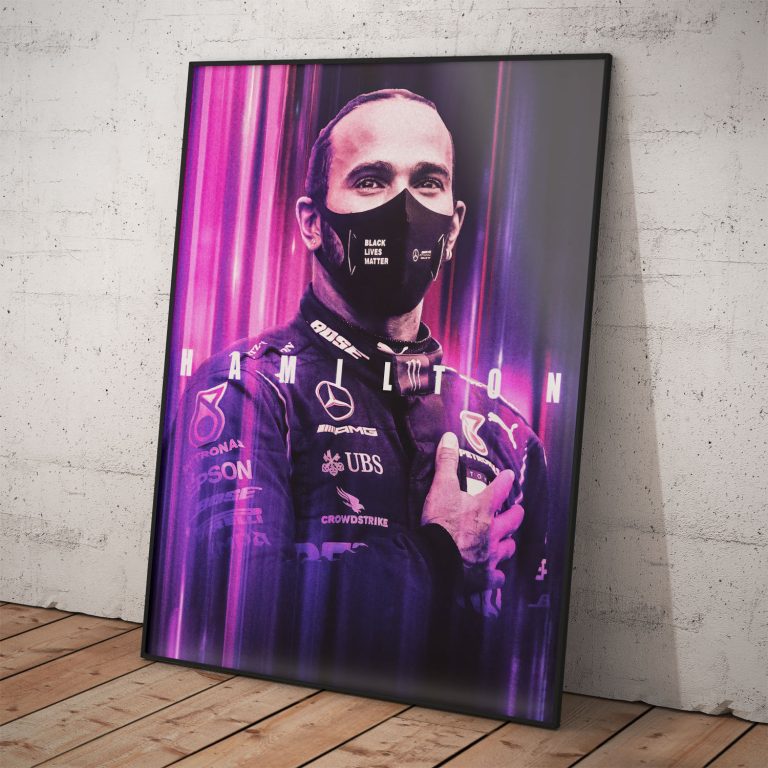 Plagát Lewis Hamilton - Športový poster Formula 1.