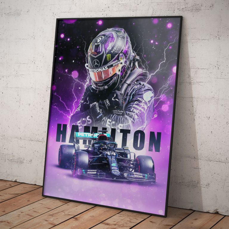 Plagát Lewis Hamilton - Športový poster Formula 1.