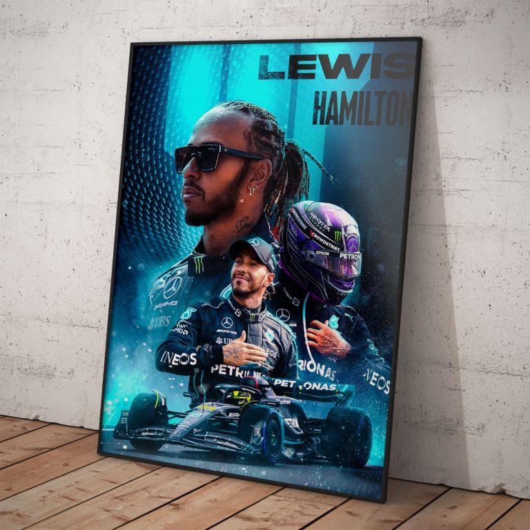 Plagát Lewis Hamilton - Športový poster Formula 1.