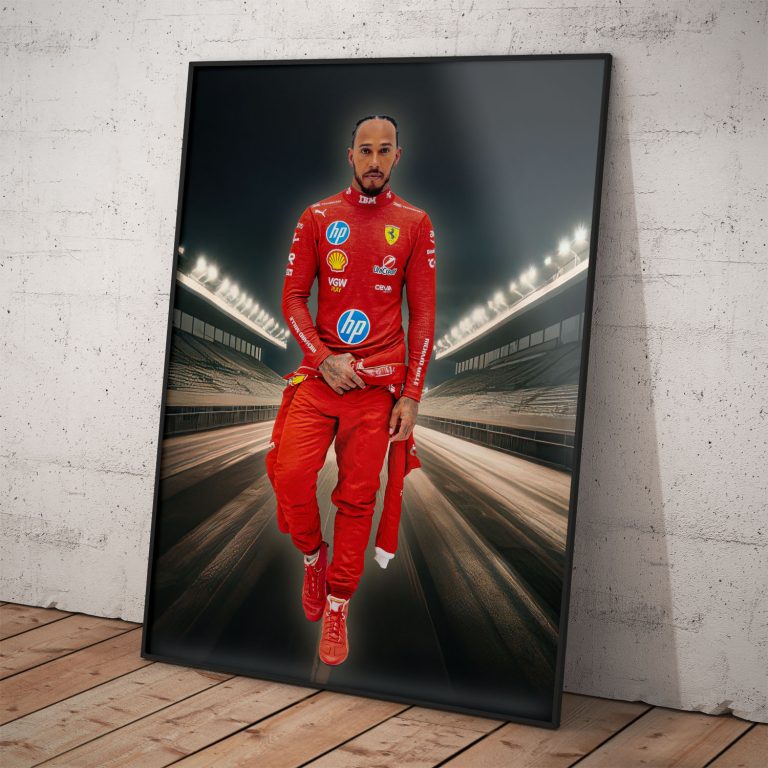 Plagát Lewis Hamilton - Športový poster Formula 1.