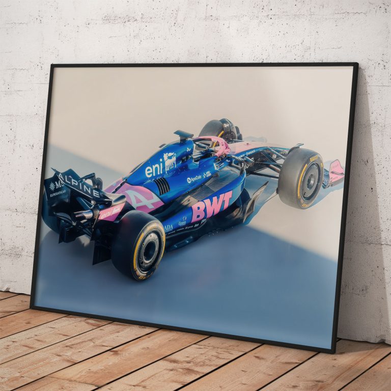 Tímový poster Alpine F1 sezóna 2025, BWT, pololesklý papier.