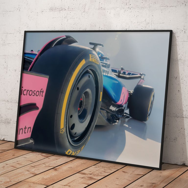 Tímový poster Alpine F1 sezóna 2025, BWT, pololesklý papier.