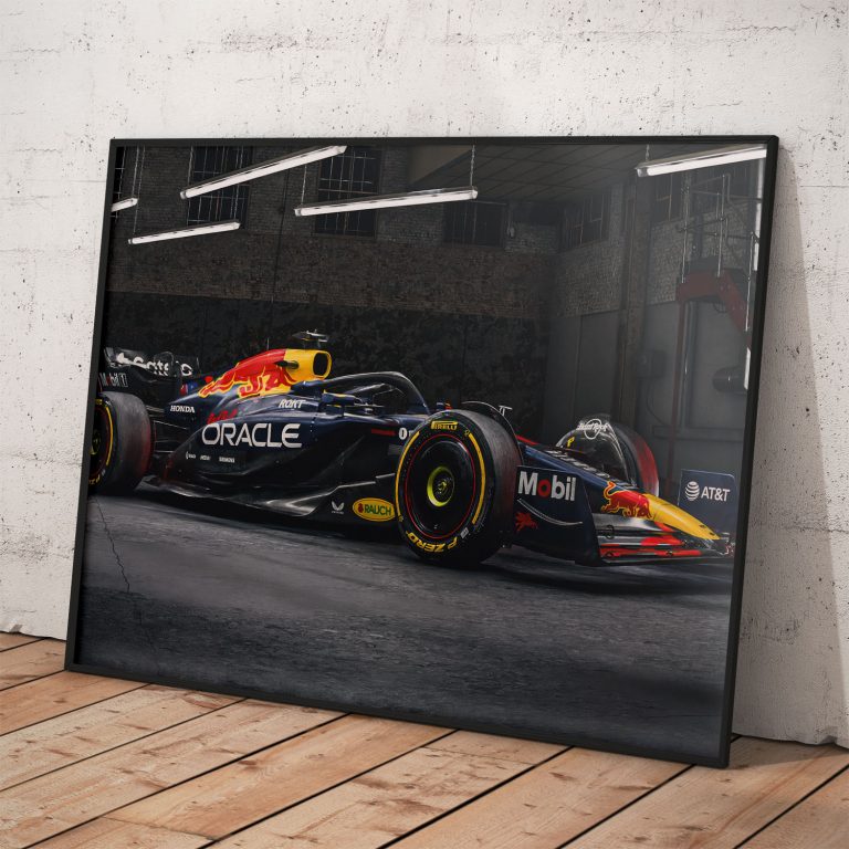 RedBull Racing Formula 1 plagát sezóna 2025, kvalitný pololesklý papier, slovenská výroba.