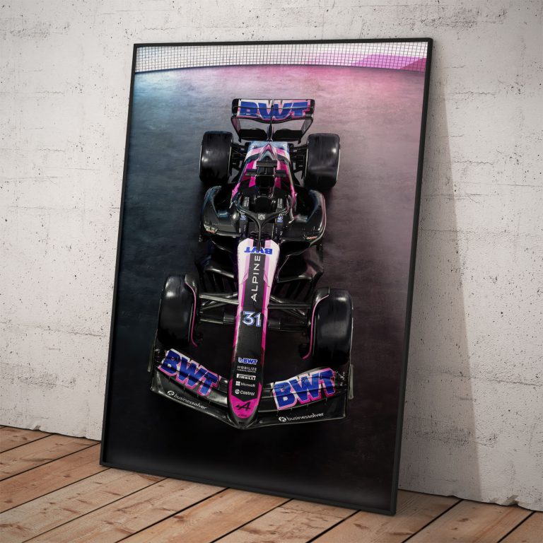 Tímový poster Alpine F1 sezóna 2025, BWT, pololesklý papier.