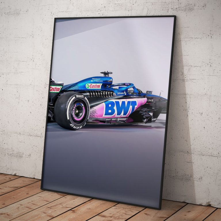 Tímový poster Alpine F1 sezóna 2025, BWT, pololesklý papier.
