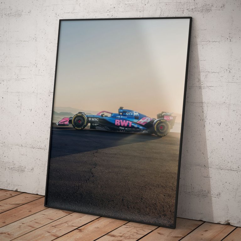 Tímový poster Alpine F1 sezóna 2025, BWT, pololesklý papier.