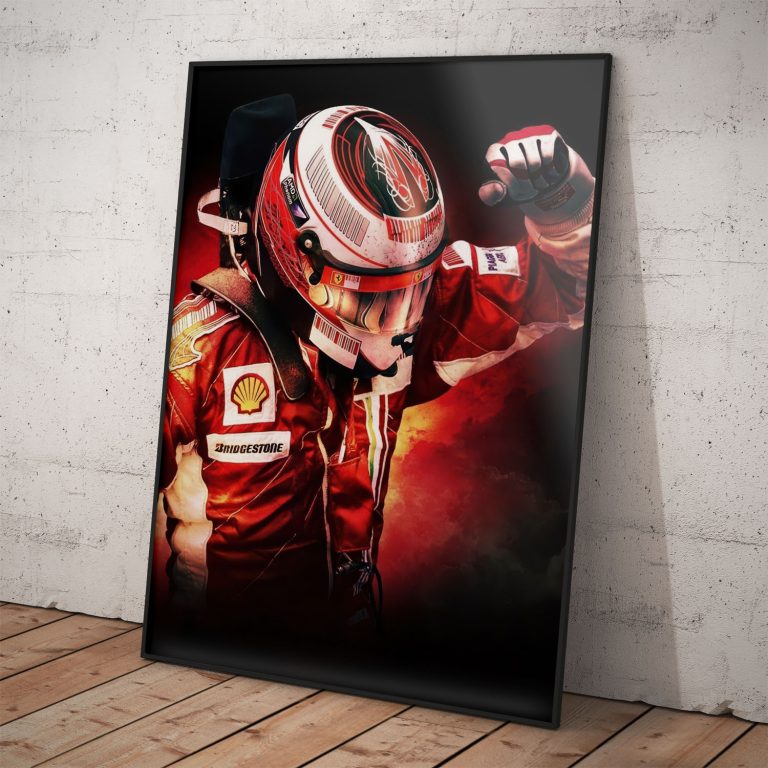 Michael Schumacher v ikonickom monoposte Ferrari - plagát na kvalitnom foto-papieri.