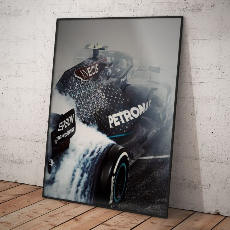 Plagát Nico Rosberg v monoposte Mercedes Petronas, kvalitná tlač