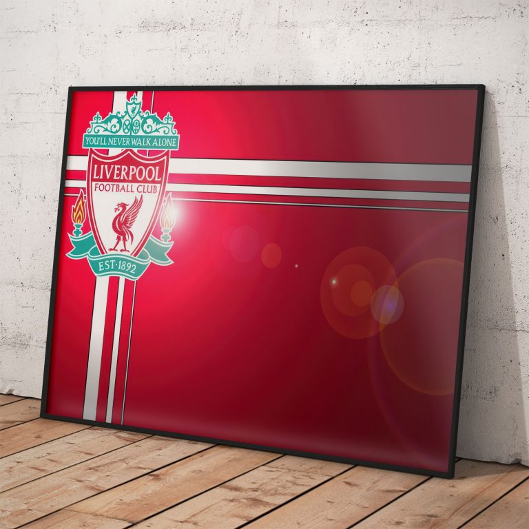 Liverpool FC spomienkový poster na kvalitnom pololesklom papieri
