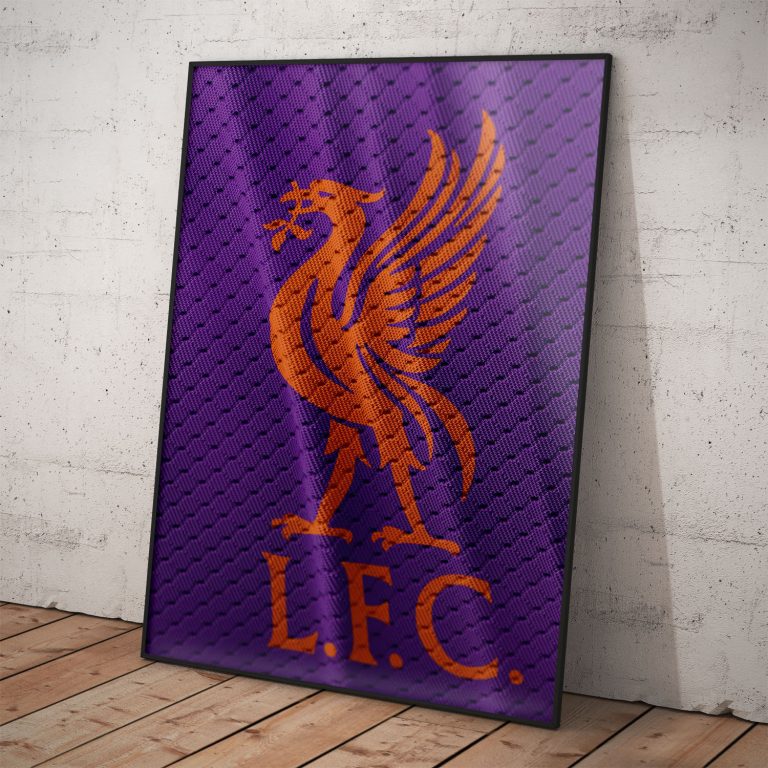 Liverpool FC Plagát s Imitáciou Dresu - Ideálny Suvenír pre Fanúšikov Futbalového Klubu