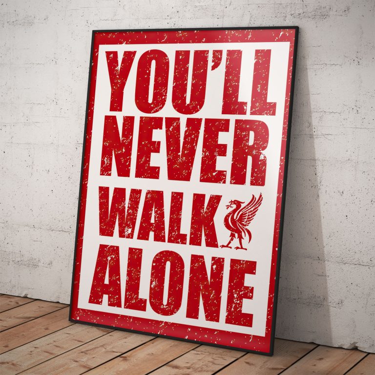 Liverpool FC Plagát s rámovaním - perfektný darček pre fanúšikov futbalu!
