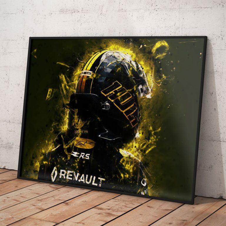 Plagát Nico Hülkenberg, Formula 1 jazdec, Renault kombinéza