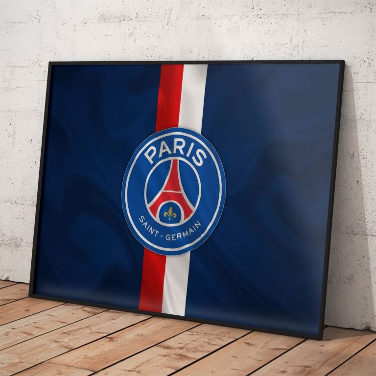 Plagát Paris Saint-Germain s perleťovým efektom