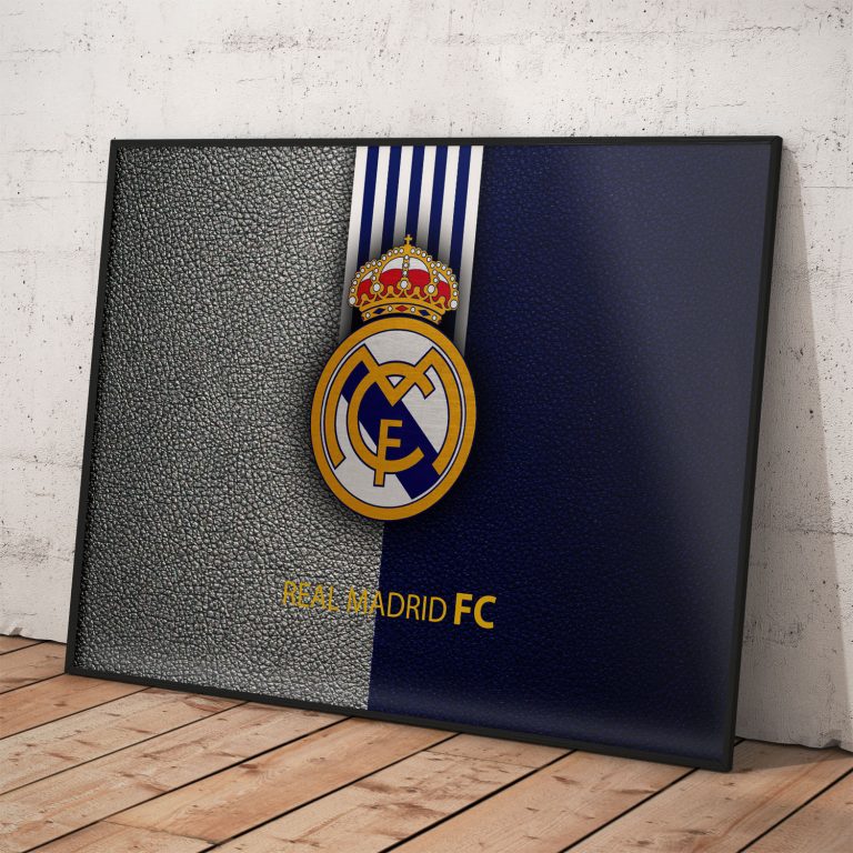 Real Madrid CF klubový poster na kvalitnom pololesklom papieri s voliteľným rámovaním