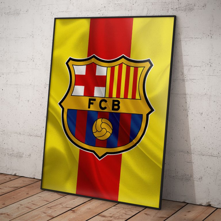 Plagát FC Barcelona s kvalitnou tlačou a voliteľným rámom
