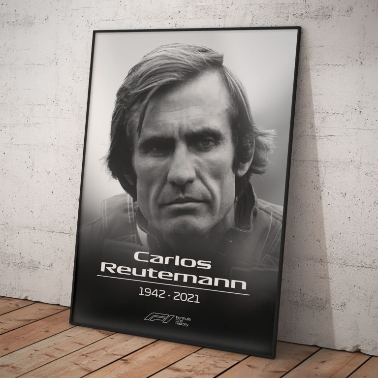 Poster na spomienku | Carlos Reutemann | Pamätná kolekcia na legendy Formula 1