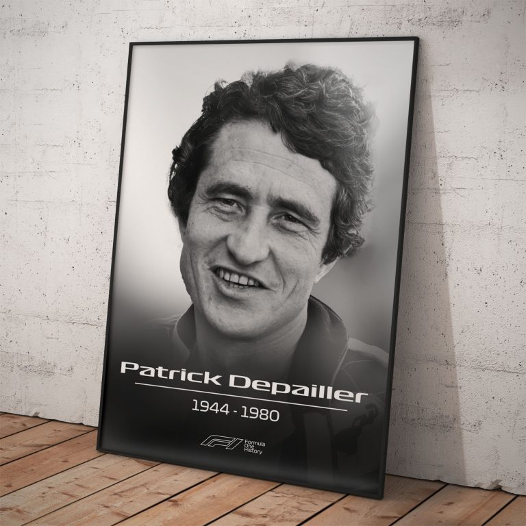 Poster na spomienku | Patrick Depailler | Pamätná kolekcia na legendy Formula 1