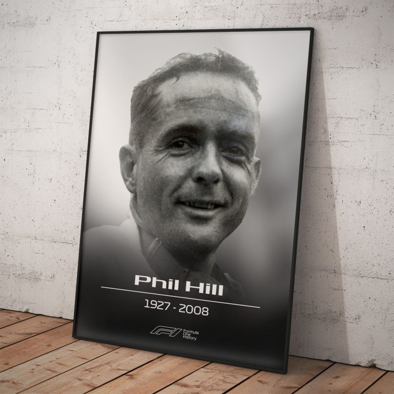 Poster na spomienku | Phil Hill | Pamätná kolekcia na legendy Formula 1