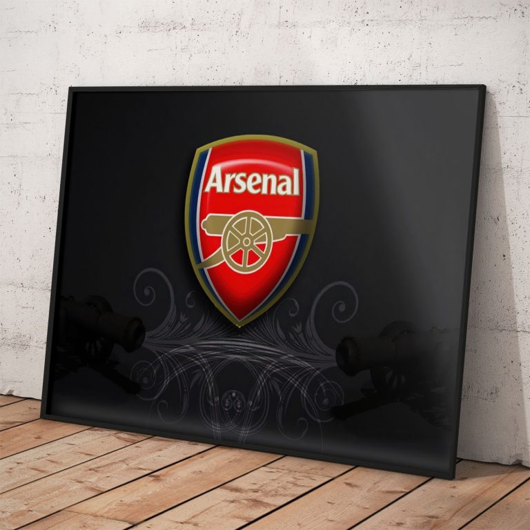 Arsenal FC plagát na kvalitnom pololesklom papieri s logom klubu