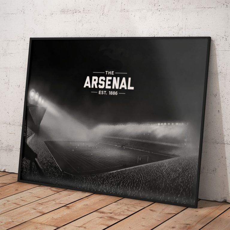 Plagát Arsenal FC štadión na kvalitnom pololesklom papieri