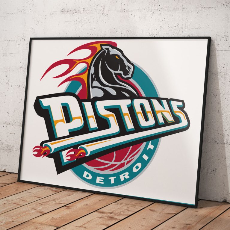 Detroit Pistons klubový poster na kvalitnom foto-papieri