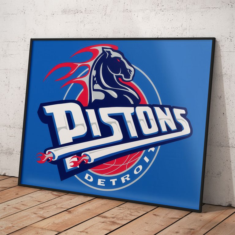 Detroit Pistons klubový poster na kvalitnom foto-papieri