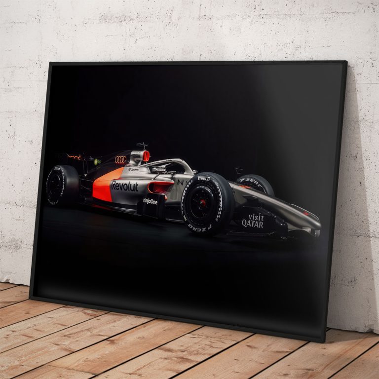 Audi F1 Team Plagát - Monopost R26: Perfektný darček pre každého fanúšika Formuly 1