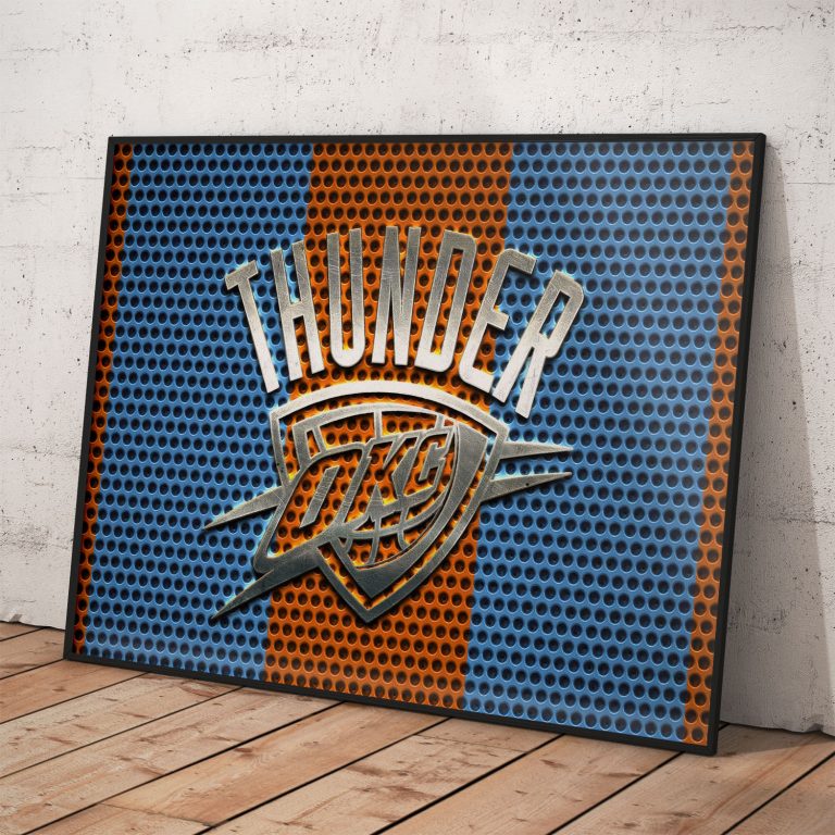 OKC Thunder NBA poster – basketbalový suvenír USA