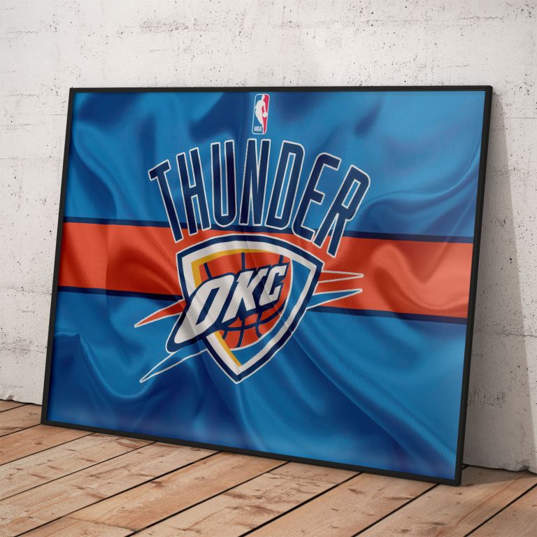Oklahoma City Thunder plagát – NBA basketbalový darček