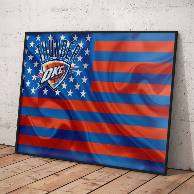 Oklahoma City Thunder plagát – NBA basketbalový darček