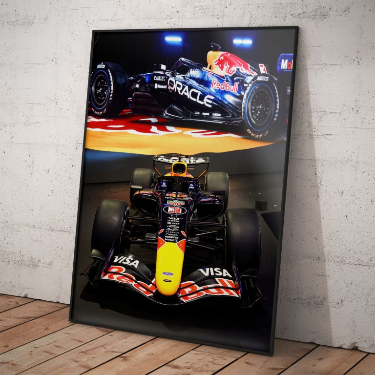 RedBull Racing RB22 sezóna 2026 plagát na kvalitnom perleťovom papieri