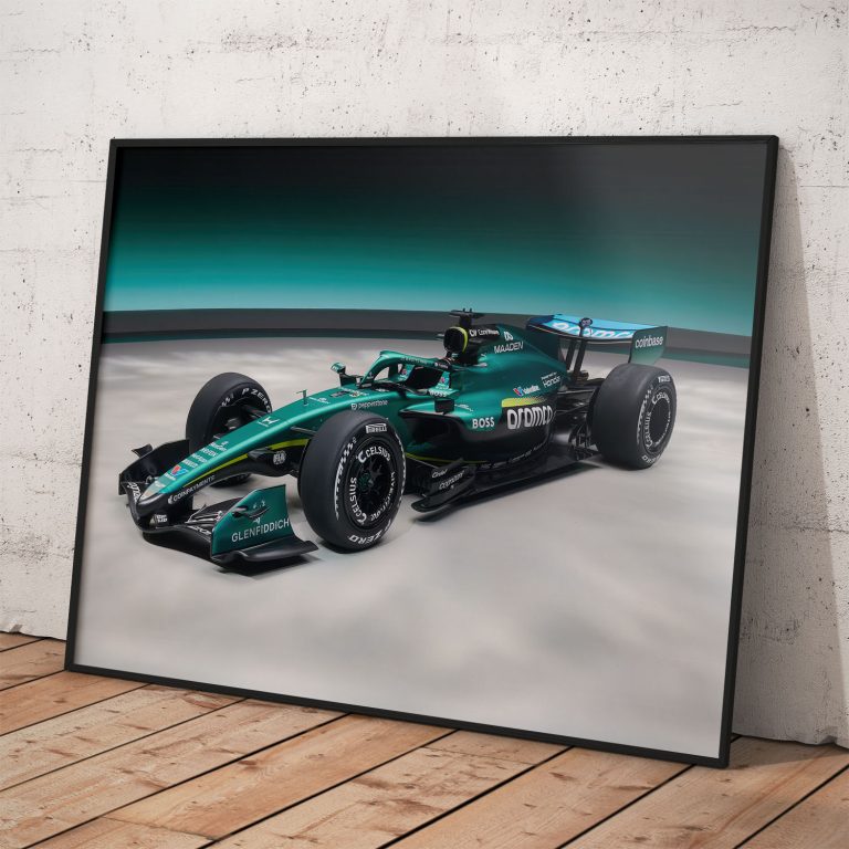Plagát Aston Martin F1 sezóna 2026 s kvalitným pololesklým papierom