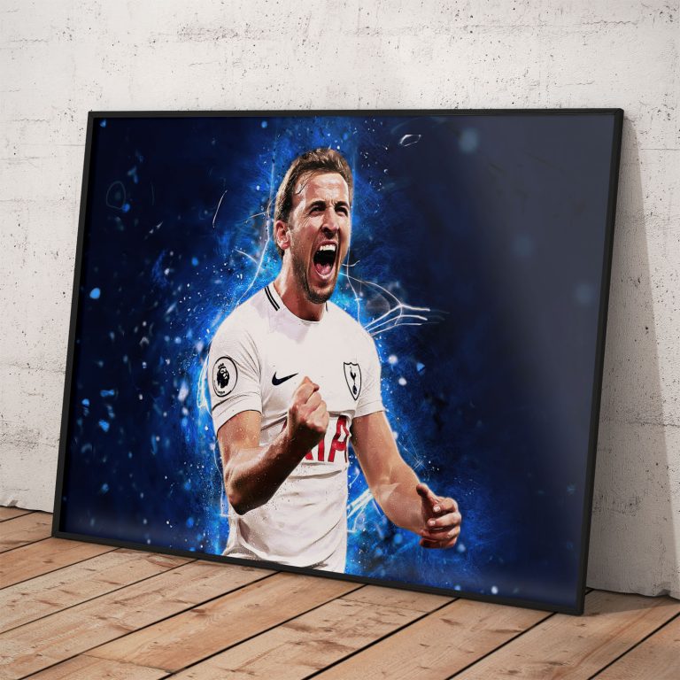 Plagát Harry Kane - ideálny suvenín pre fanúšika Tottenham Hotspur. Kvalitná a trvácna tlač.