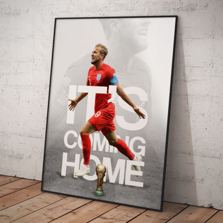 Poster Harry Kane v anglickej reprezentácii, pololesklý papier