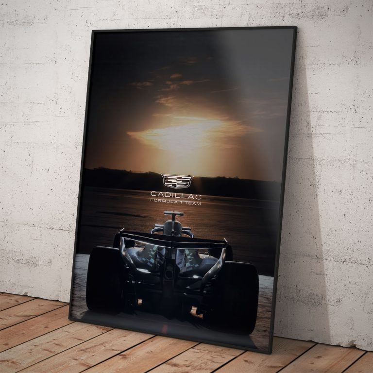 Originálny Cadillac Team Formula 1 plagát na sezónu 2026