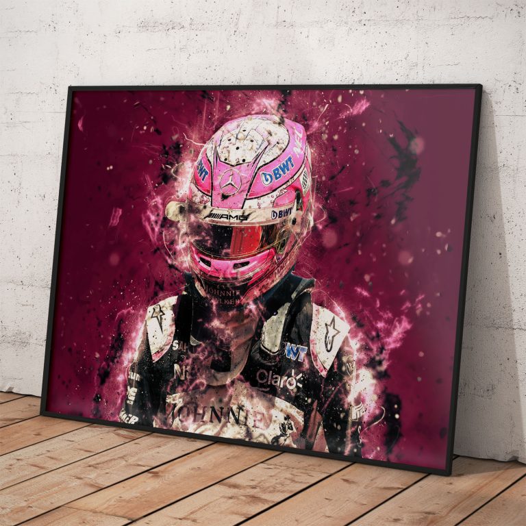 Darčekový poster Esteban Ocon Formula 1 sezóna 2021 tím Alpine.