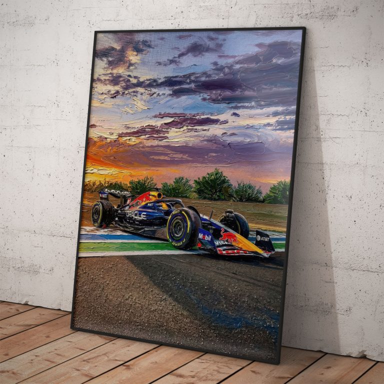 Umelecký poster RedBull Racing F1 na kvalitnom perleťovom papieri.