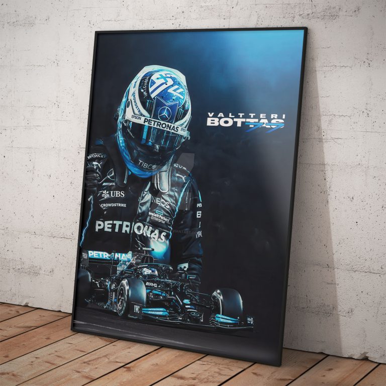 Poster s Valtterim Bottasom v tíme Mercedes AMG Petronas.