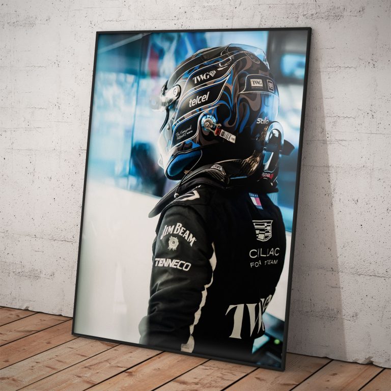 Poster Valtteri Bottas v Cadillac 2026 v hliníkovom ráme.